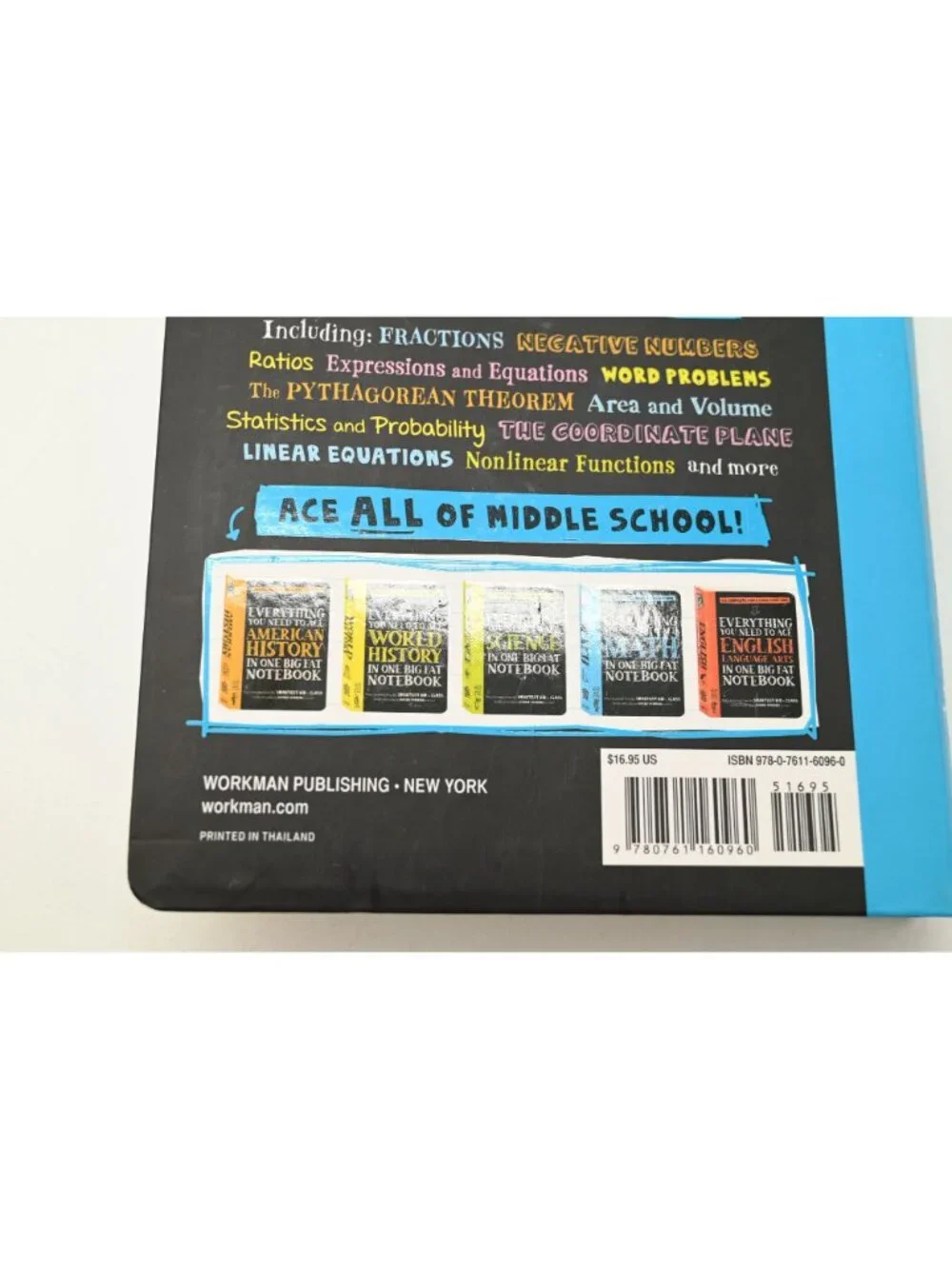 The Complete Middle School Study Guide Everything You Need to Ace Math Notebook